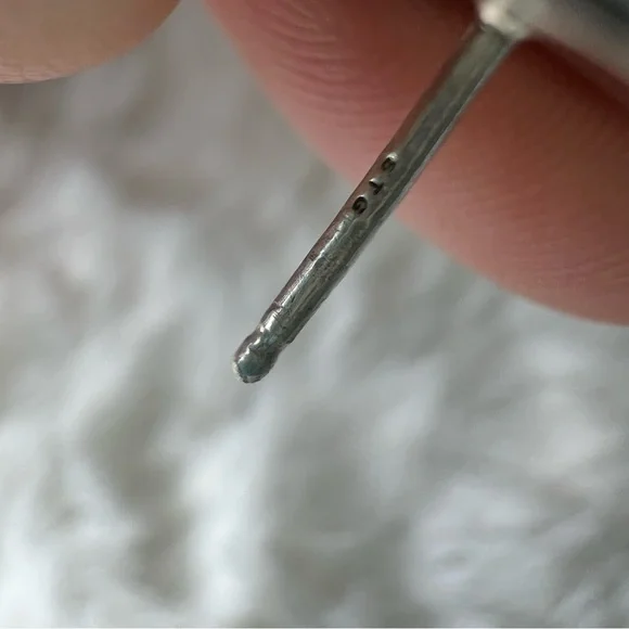 *SOLD* Vintage Turquoise Silver 925 Native Handmade Earrings Native Navajo - Picture 6 of 9